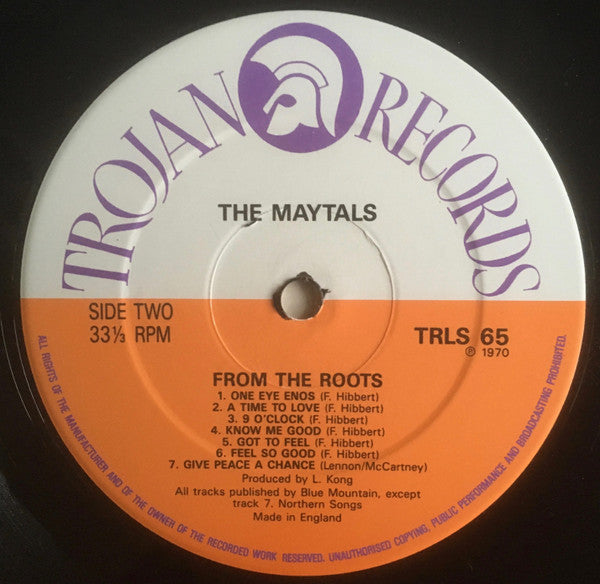 The Maytals : From The Roots (LP, Album, RE)