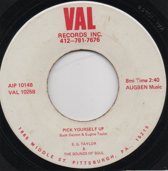 E.G. Taylor & The Sounds Of Soul ~ You Made Me Mad / Pick Yourself Up (Vinyl) - Djungel & Jazz