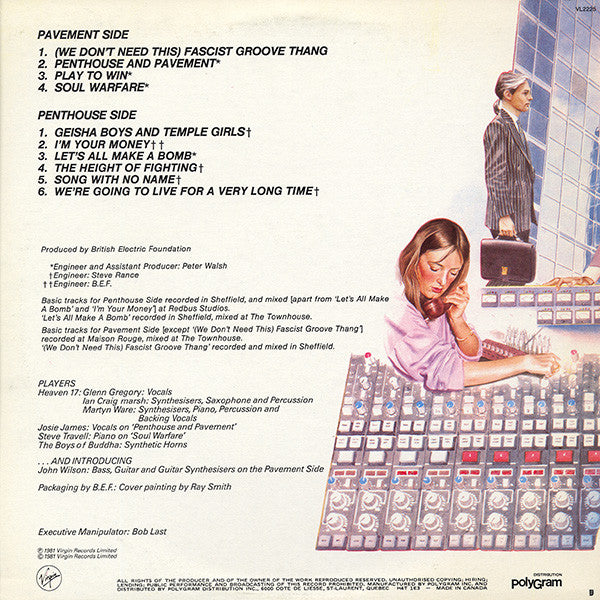 Heaven 17 ~ Penthouse And Pavement (Vinyl) - Djungel & Jazz