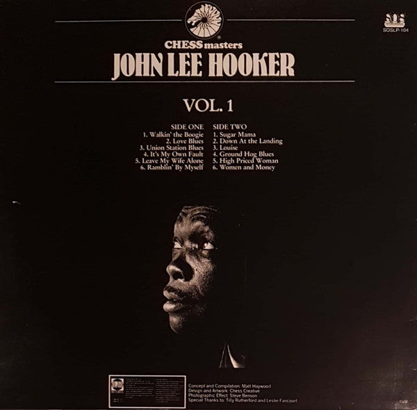 John Lee Hooker ~ Chess Masters...Vol 1 (Vinyl) - Djungel & Jazz