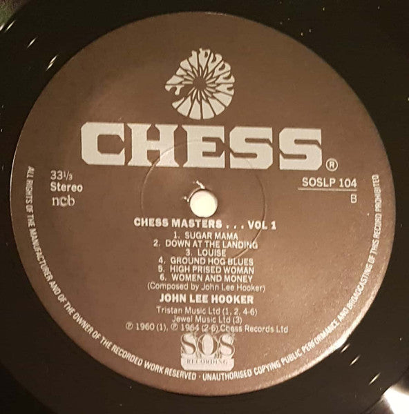 John Lee Hooker ~ Chess Masters...Vol 1 (Vinyl) - Djungel & Jazz