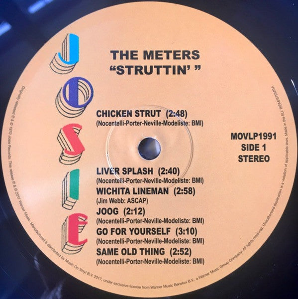 The Meters ~ Struttin' (Vinyl) - Djungel & Jazz