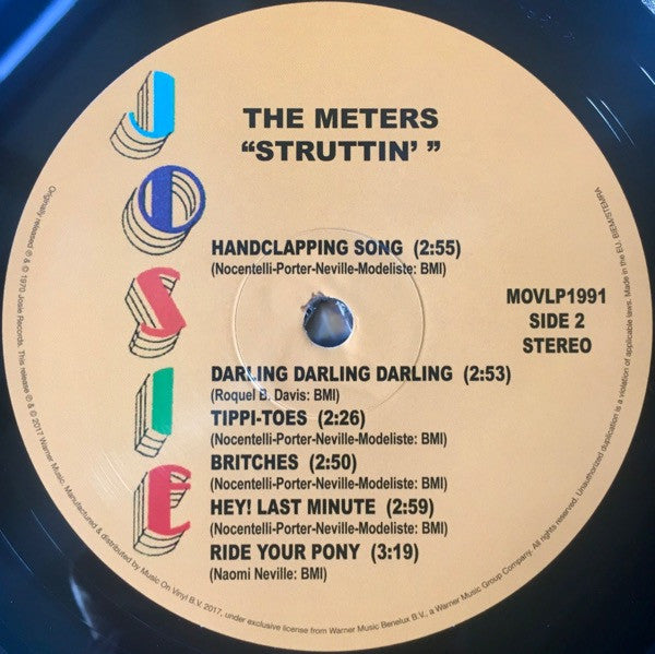 The Meters ~ Struttin' (Vinyl) - Djungel & Jazz