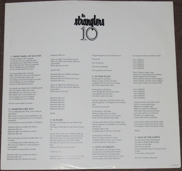 The Stranglers : 10 (LP, Album)