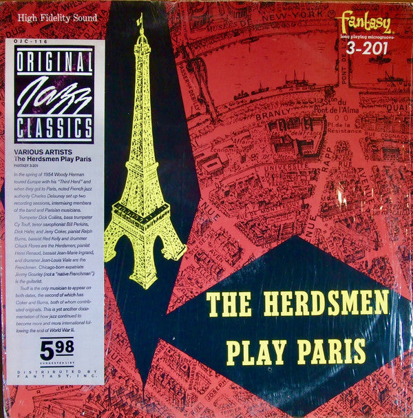The Herdsmen  ~ The Herdsmen Play Paris (Vinyl) - Djungel & Jazz