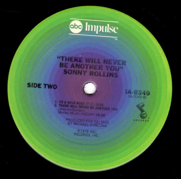 Sonny Rollins ~ There Will Never Be Another You (Vinyl) - Djungel & Jazz
