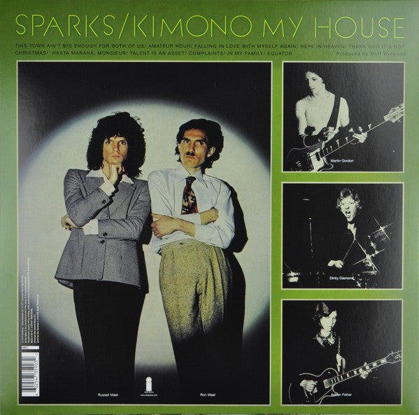 Sparks : Kimono My House (LP, Album, RE, RM, RP)