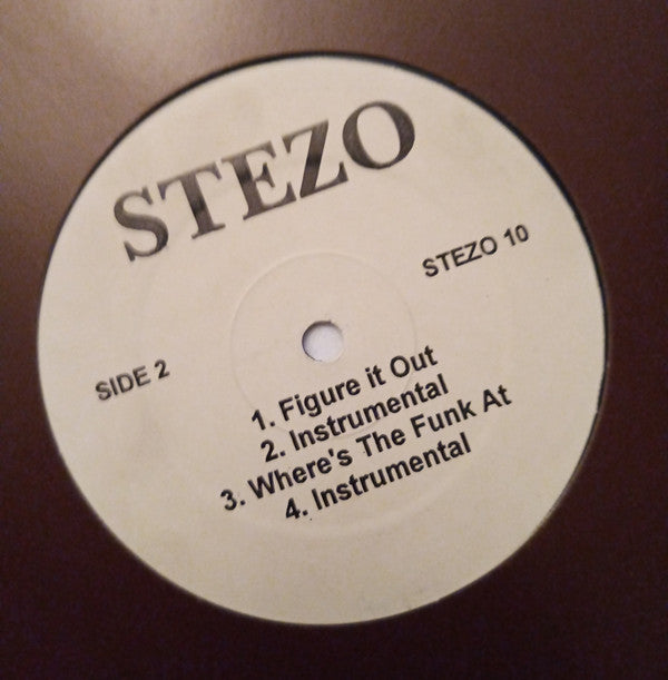 Stezo ~ Time To Blow Ya Mind / Tention Off The Chest / Figure It Out / Where's The Funk At (Vinyl) - Djungel & Jazz