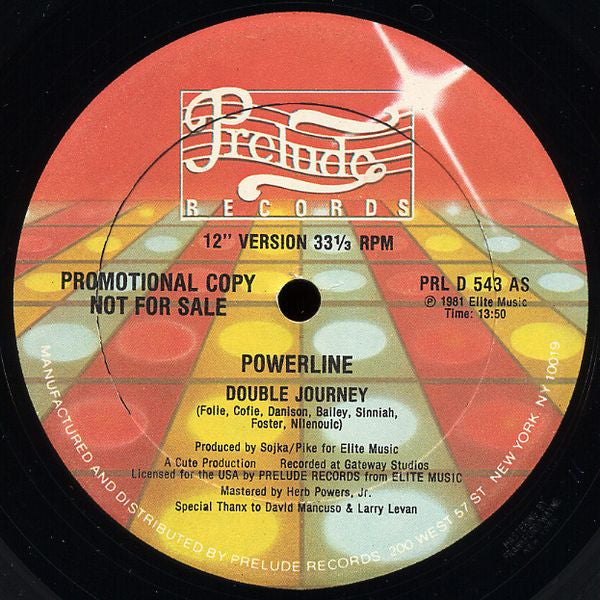 Powerline : Double Journey (12", Promo)