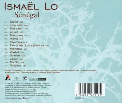 Ismaël Lô ~ Sénégal (Vinyl) - Djungel & Jazz