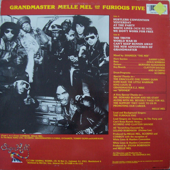 Grandmaster Melle Mel And The Furious Five ~ Grandmaster Melle Mel And The Furious Five (Vinyl) - Djungel & Jazz