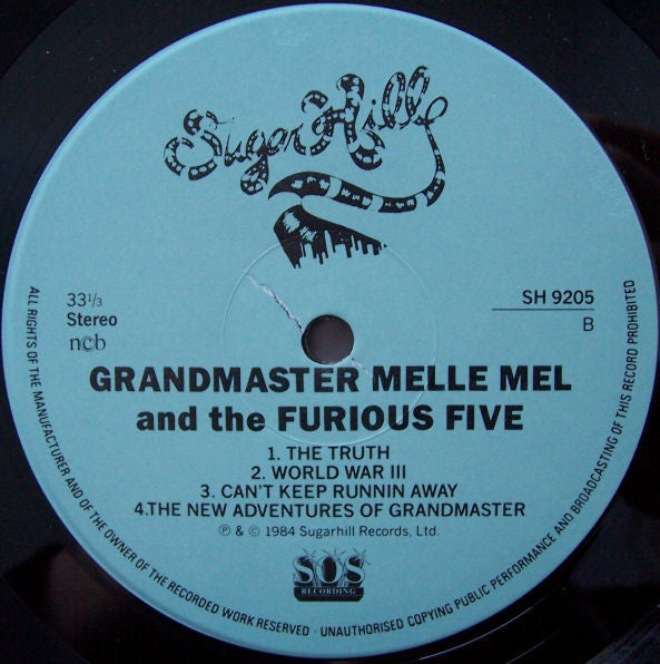 Grandmaster Melle Mel And The Furious Five ~ Grandmaster Melle Mel And The Furious Five (Vinyl) - Djungel & Jazz