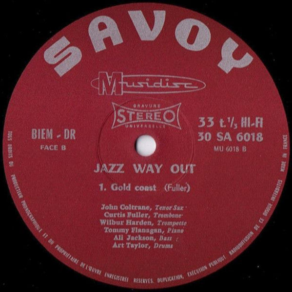 John Coltrane ~ Jazz Way Out (Vinyl) - Djungel & Jazz