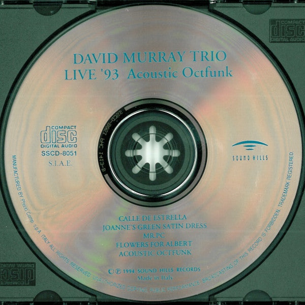 David Murray Trio ~ Live '93 Acoustic Octfunk (Vinyl) - Djungel & Jazz