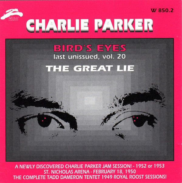 Charlie Parker : Bird's Eyes: Last Unissued, Vol. 20 (CD, Comp)