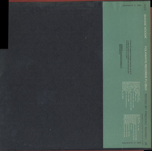 Various : Jazz Volume 10: Boogie Woogie And Jump (LP, Album, Comp, RE)