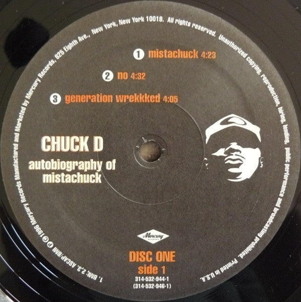 Chuck D ~ Autobiography Of Mistachuck (Vinyl) - Djungel & Jazz