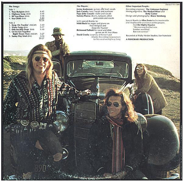 Hot Tuna ~ Burgers (Vinyl) - Djungel & Jazz