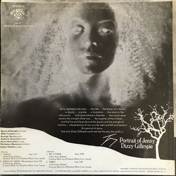 Dizzy Gillespie : Portrait Of Jenny (LP, Album, Kee)