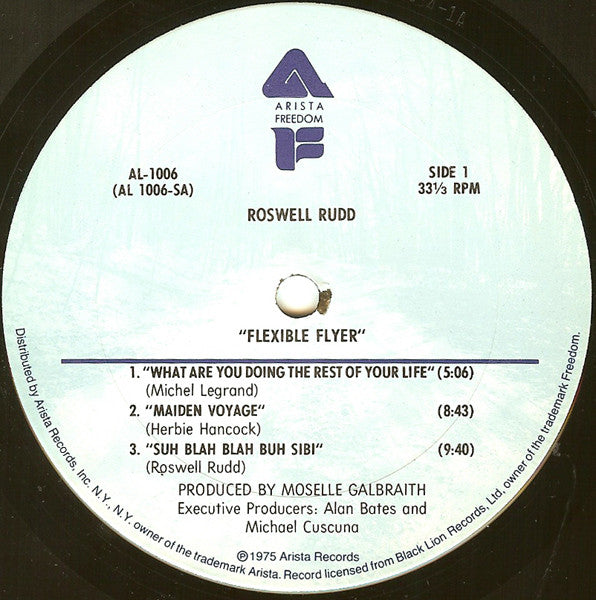 Roswell Rudd Featuring Hod O'Brien & Sheila Jordon* : Flexible Flyer (LP, Album)