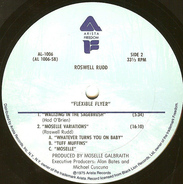 Roswell Rudd Featuring Hod O'Brien & Sheila Jordon* : Flexible Flyer (LP, Album)