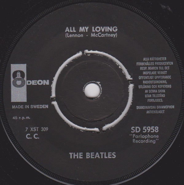 The Beatles ~ All My Loving (Vinyl) - Djungel & Jazz