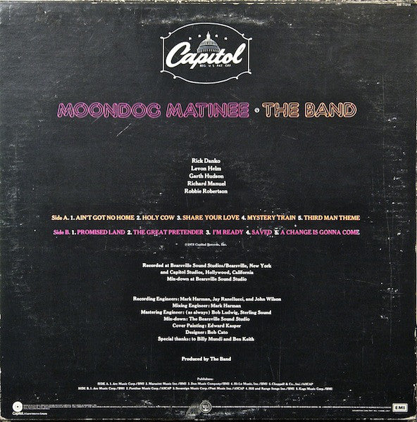 The Band ~ Moondog Matinee (Vinyl) - Djungel & Jazz