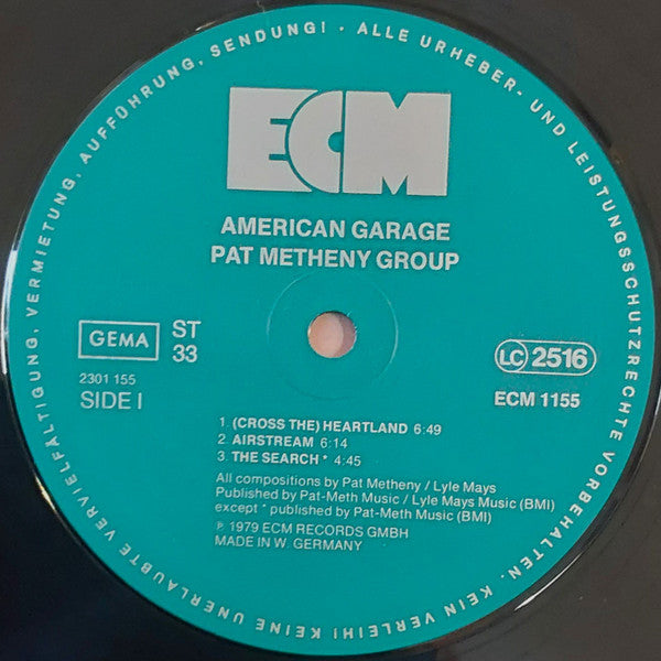 Pat Metheny Group : American Garage (LP, Album)