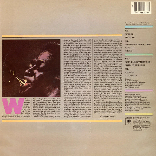 Miles Davis ~ Live At The Plugged Nickel (Vinyl) - Djungel & Jazz