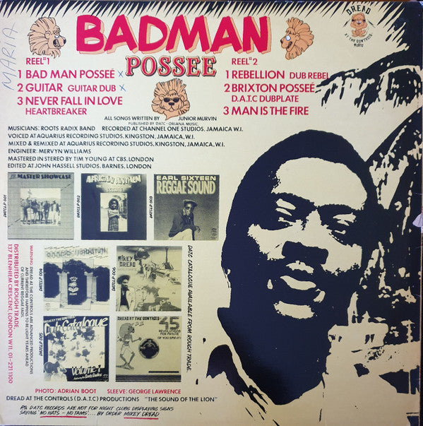 Junior Murvin : Bad Man Possee (LP, Album)
