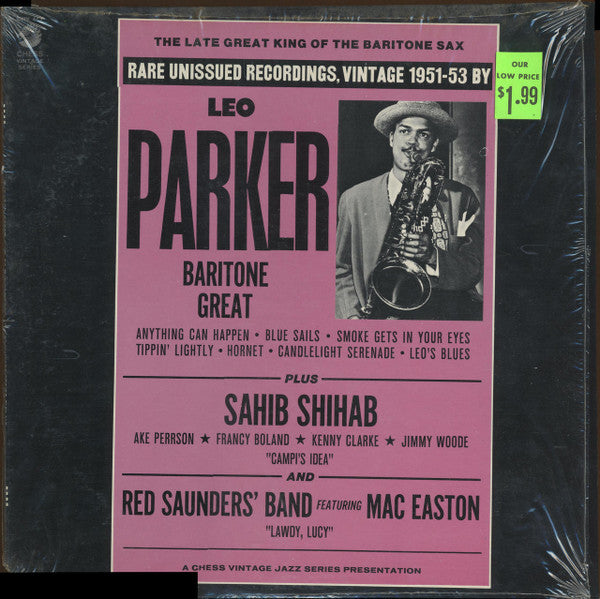 Leo Parker : The Late Great King Of The Baritone Sax (LP, Album, Mon)