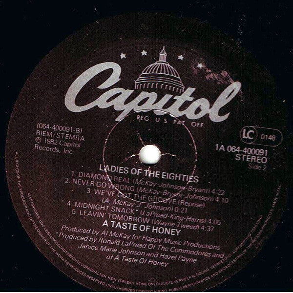 A Taste Of Honey ~ Ladies Of The Eighties (Vinyl) - Djungel & Jazz