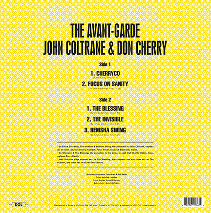 John Coltrane & Don Cherry ~ The Avant-Garde (Vinyl) - Djungel & Jazz