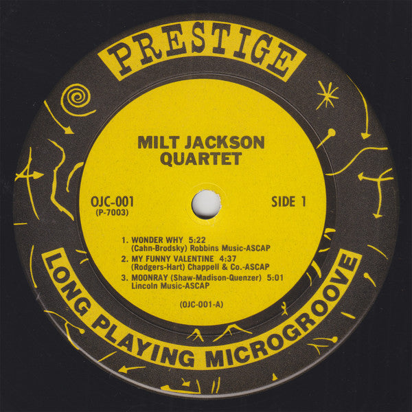 Milt Jackson ~ Milt Jackson Quartet (Vinyl) - Djungel & Jazz