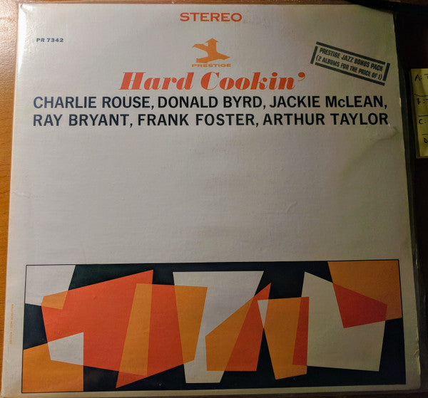 Charlie Rouse, Donald Byrd, Jackie McLean, Ray Bryant, Frank Foster, Art Taylor ~ Hard Cookin' (Vinyl) - Djungel & Jazz