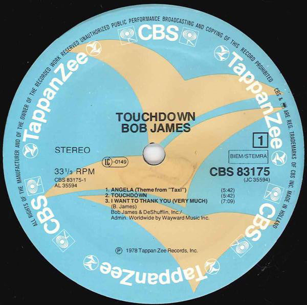 Bob James ~ Touchdown (Vinyl) - Djungel & Jazz