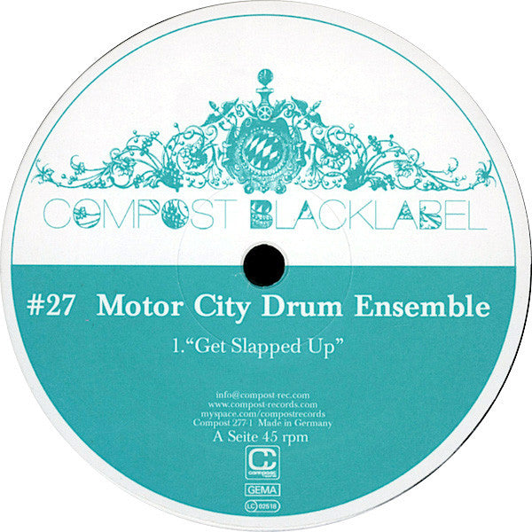 Motor City Drum Ensemble : Get Slapped Up (12")