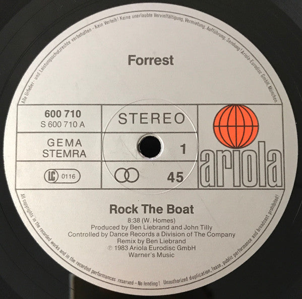 Forrest ~ Rock The Boat (Vinyl) - Djungel & Jazz