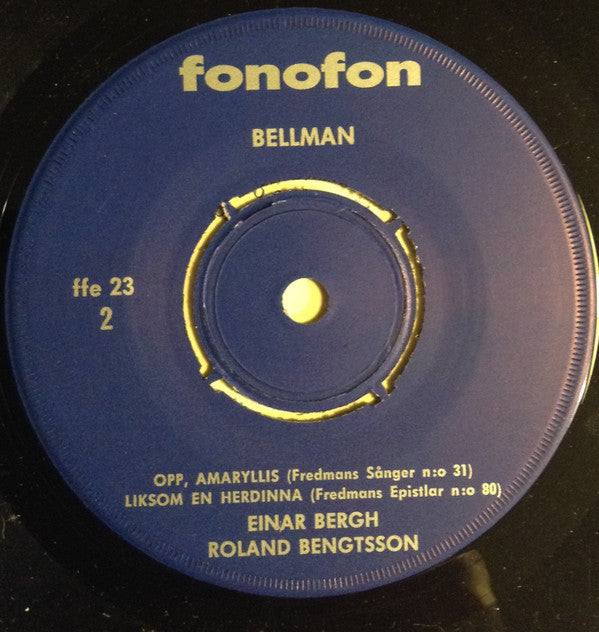 Einar Bergh, Roland Bengtsson ~ Bellman (Vinyl) - Djungel & Jazz