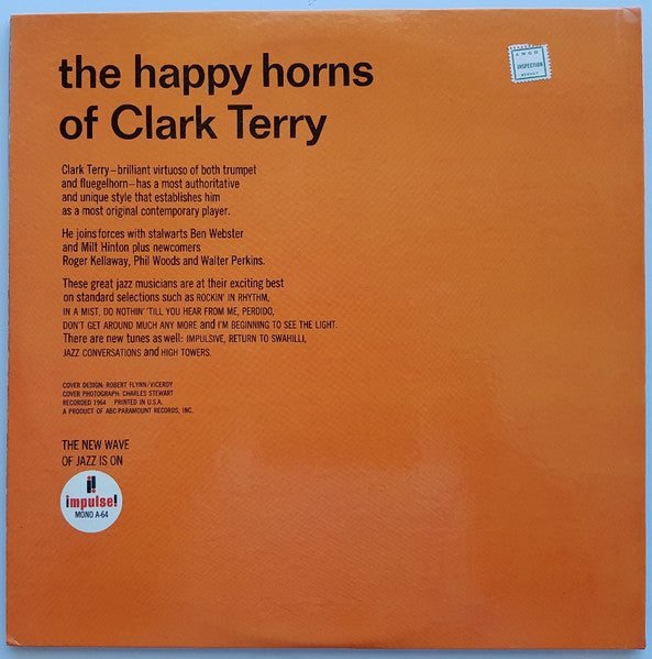 Clark Terry ~ The Happy Horns Of Clark Terry (Vinyl) - Djungel & Jazz