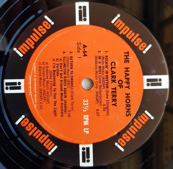 Clark Terry ~ The Happy Horns Of Clark Terry (Vinyl) - Djungel & Jazz