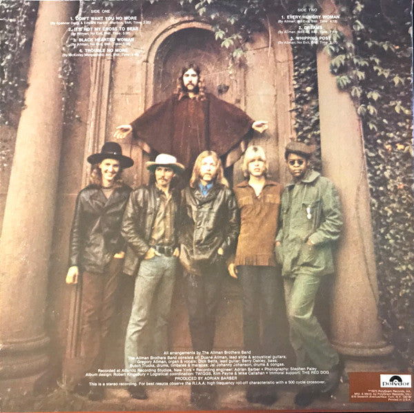 The Allman Brothers Band ~ The Allman Brothers Band (Vinyl) - Djungel & Jazz