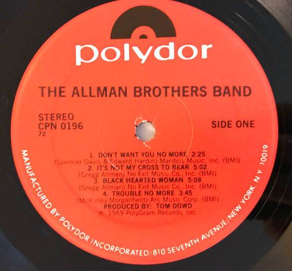 The Allman Brothers Band ~ The Allman Brothers Band (Vinyl) - Djungel & Jazz