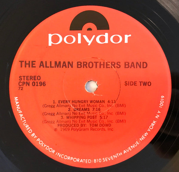 The Allman Brothers Band ~ The Allman Brothers Band (Vinyl) - Djungel & Jazz