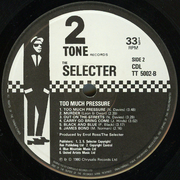 The Selecter ~ Too Much Pressure (Vinyl) - Djungel & Jazz