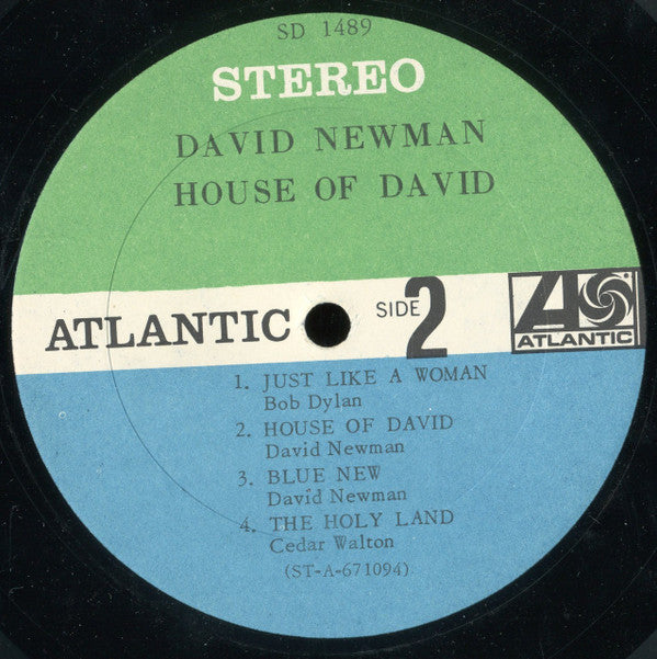David Newman* : House Of David (LP, Album)