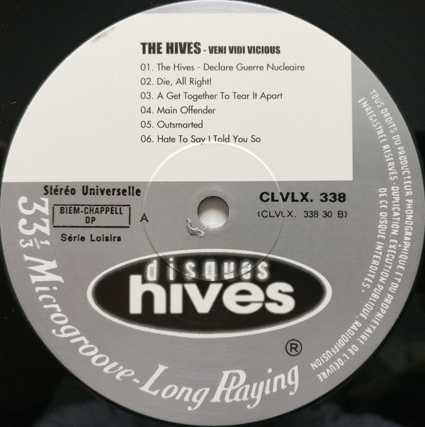 The Hives ~ Veni Vidi Vicious (Vinyl) - Djungel & Jazz