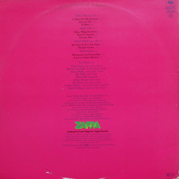 Frank Zappa ~ Joe's Garage Acts II & III (Vinyl) - Djungel & Jazz