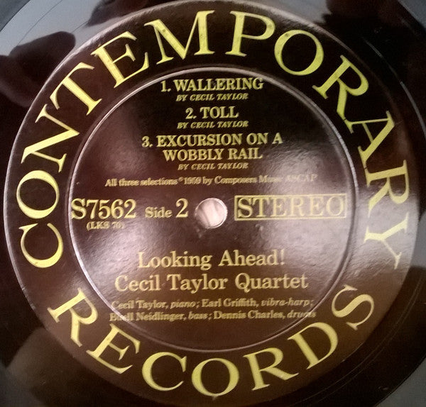 The Cecil Taylor Quartet ~ Looking Ahead! (Vinyl) - Djungel & Jazz