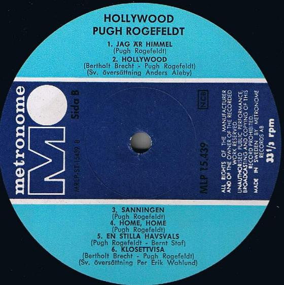 Pugh ~ Hollywood (Vinyl) - Djungel & Jazz